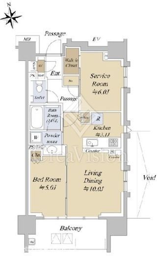 アクシルコート早稲田　903号室　間取り