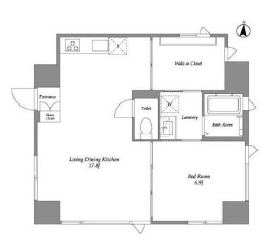 品川港南テラス　403号室　間取り