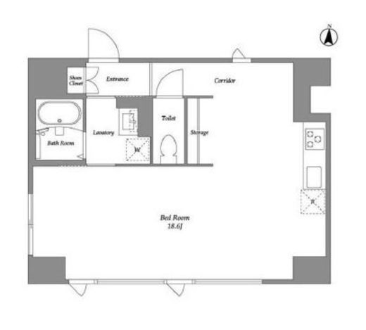 品川港南テラス　601号室　間取り