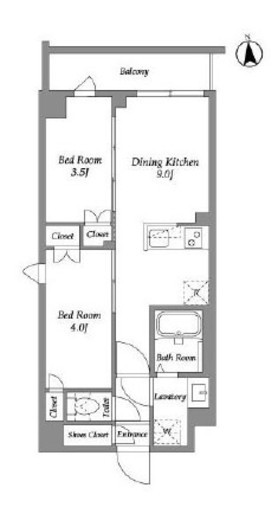 ザ・グラヴィティ新宿　305号室　間取り