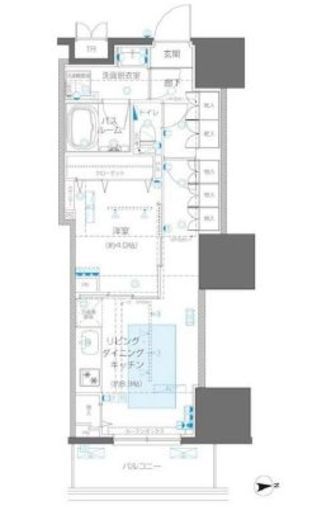 ZOOM信濃町　304号室　間取り