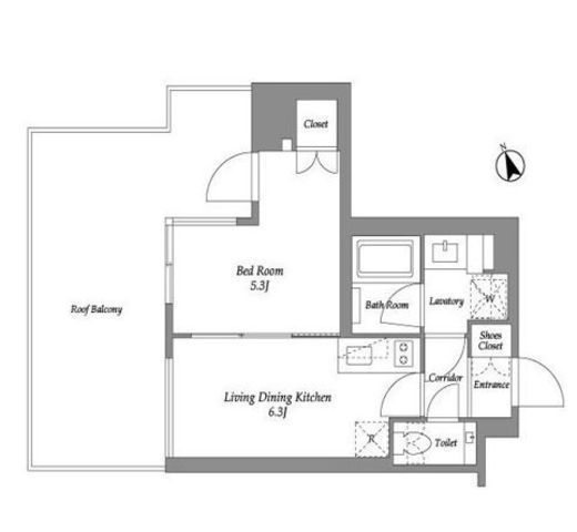 ENetial代官山　301号室　間取り