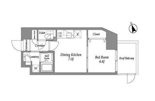 ENetial代官山　505号室　間取り