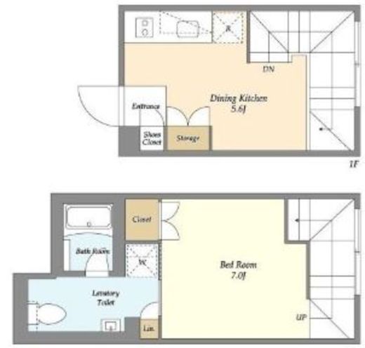 ガーデンレジデンス恵比寿　106号室　間取り