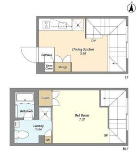 ガーデンレジデンス恵比寿　108号室　間取り