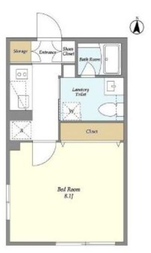 ガーデンレジデンス恵比寿　201号室　間取り