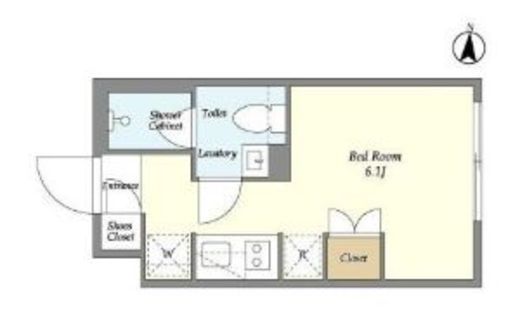 ガーデンレジデンス恵比寿　206号室　間取り