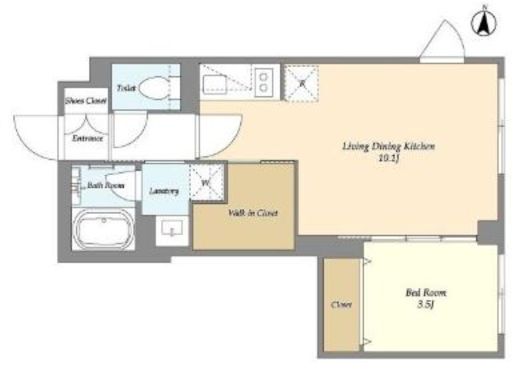 ガーデンレジデンス恵比寿　303号室　間取り