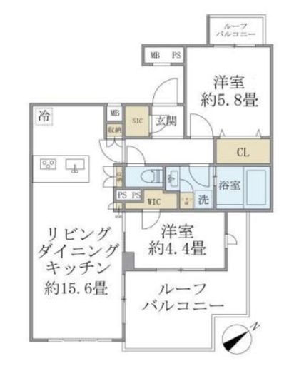 コンポジット早稲田鶴巻町　501号室　間取り