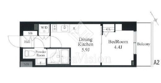 ラティエラ秋葉原　502号室　間取り