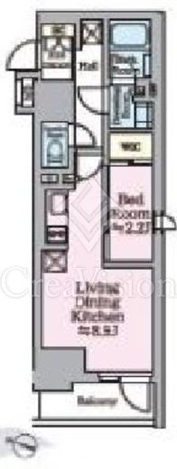 リビオメゾン西麻布　501号室　間取り