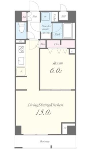 JPT RESIDENCE　203号室　間取り