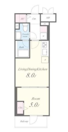 JPT RESIDENCE　305号室　間取り