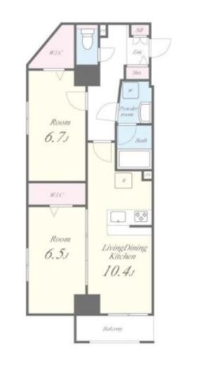JPT RESIDENCE　501号室　間取り