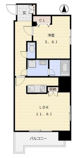 GRAND ARC笹塚　502号室　間取り