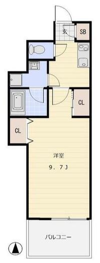 GRAND ARC笹塚　602号室　間取り