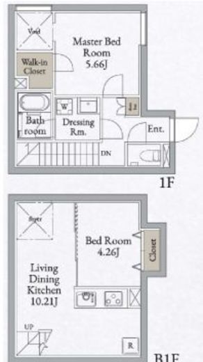 LiveFlat高田馬場 (ライブフラット高田馬場)　103号室　間取り