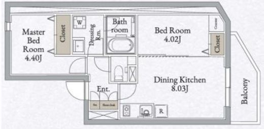 LiveFlat高田馬場 (ライブフラット高田馬場)　301号室　間取り