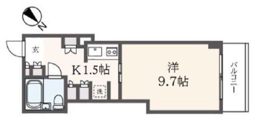 六本木ヒルズレジデンス D棟　815号室　間取り