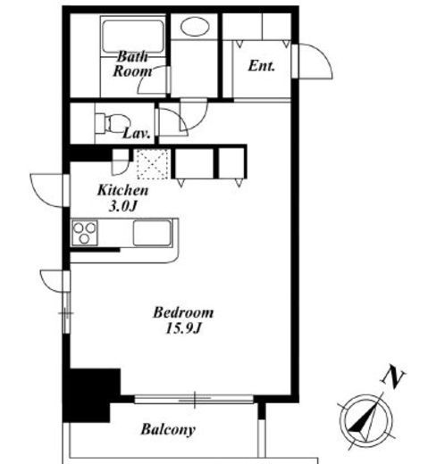 KDXレジデンス白金1　903号室　間取り