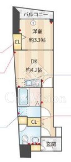 オーパスホームズ三田　1001号室　間取り