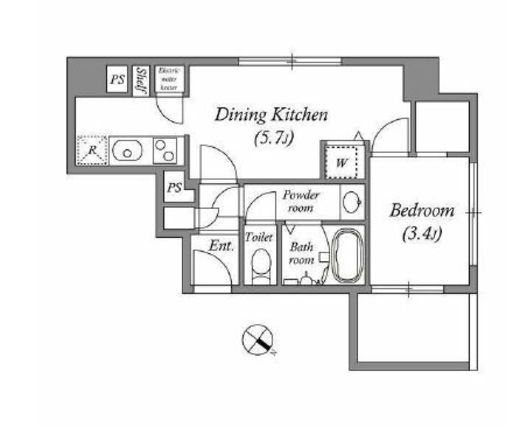 オーパスホームズ三田　1004号室　間取り
