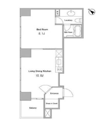 ハミルトンプレイス　601号室　間取り