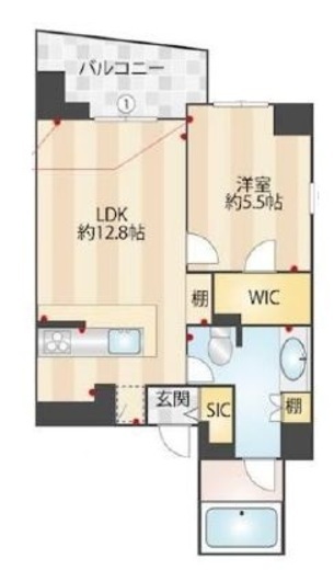 エスティメゾン恵比寿2　302号室　間取り