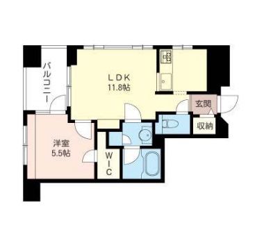 エスティメゾン恵比寿2　406号室　間取り