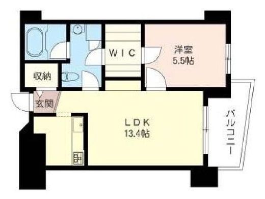 エスティメゾン恵比寿2　702号室　間取り