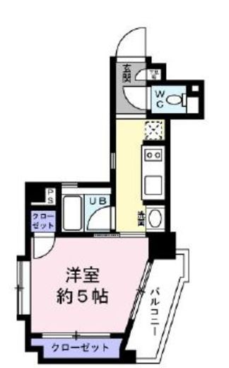レジディア恵比寿3　306号室　間取り