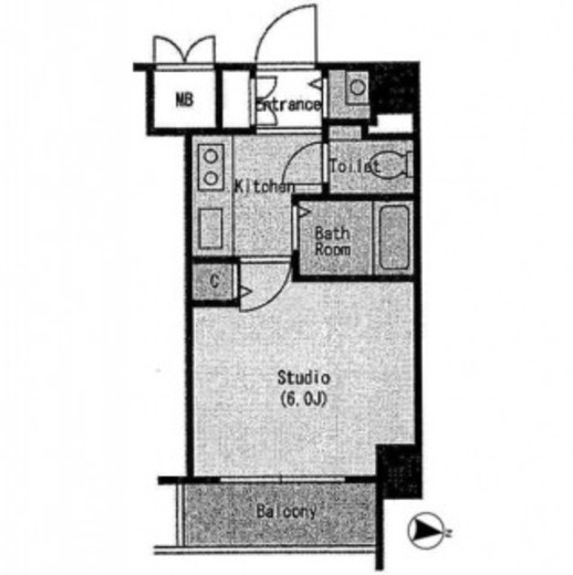 レジディア広尾2　904号室　間取り