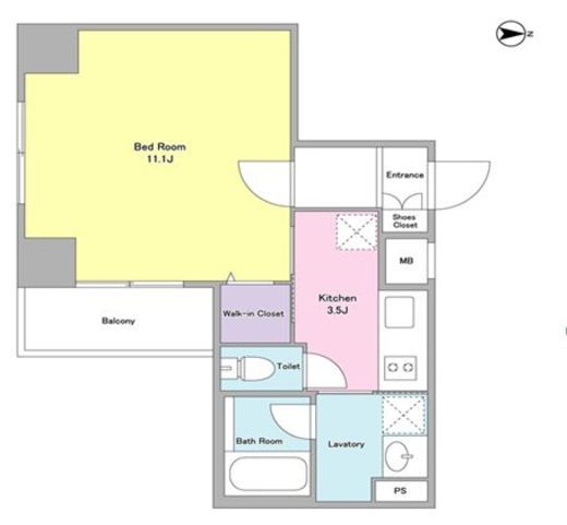 カサデフローラ　201号室　間取り