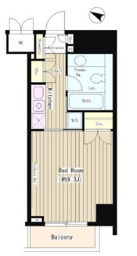 N35 EAST　1008号室　間取り