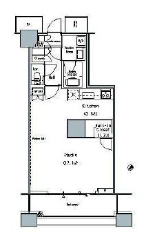 ザ・東京タワーズ ミッドタワー　2024号室　間取り