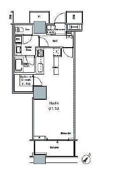ザ・東京タワーズ ミッドタワー　2505号室　間取り