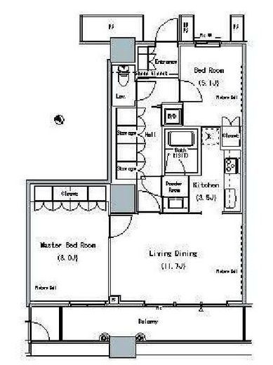 ザ・東京タワーズ ミッドタワー　2627号室　間取り