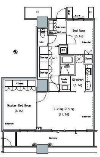 ザ・東京タワーズ ミッドタワー　2829号室　間取り