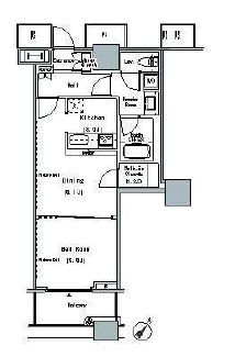 ザ・東京タワーズ ミッドタワー　2904号室　間取り