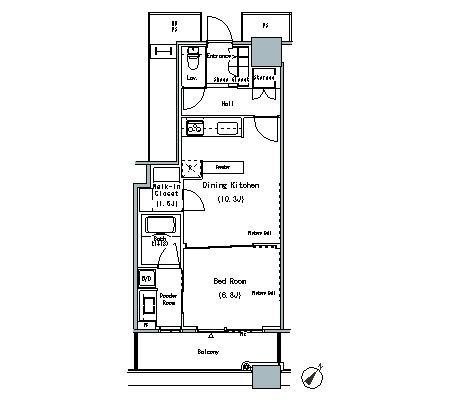 ザ・東京タワーズ ミッドタワー　2908号室　間取り
