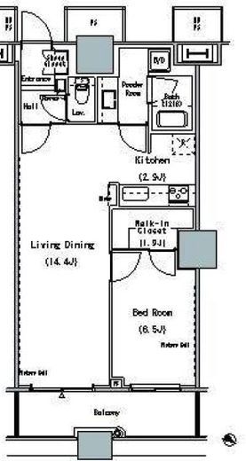 ザ・東京タワーズ ミッドタワー　3025号室　間取り