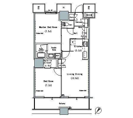 ザ・東京タワーズ ミッドタワー　412号室　間取り