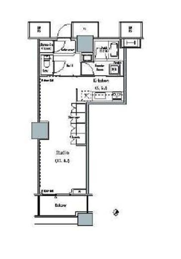 ザ・東京タワーズ ミッドタワー　522号室　間取り