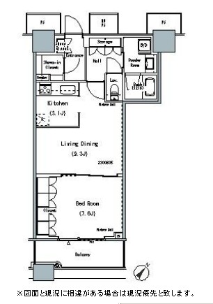 ザ・東京タワーズ ミッドタワー　706号室　間取り