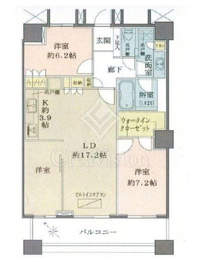 ＴＨＥ　ＴＯＫＹＯ　ＴＯＷＥＲＳ　ＭＩＤＴＯＷＥＲ　4508号室　間取り