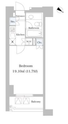 レジディア市ヶ谷2　301号室　間取り