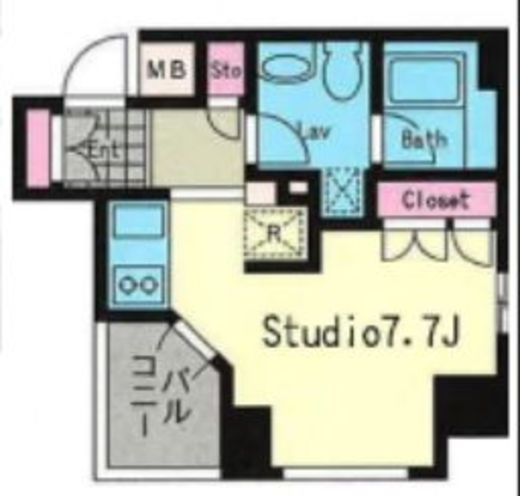 プライムアーバン恵比寿2　304号室　間取り