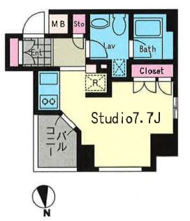プライムアーバン恵比寿2　504号室　間取り