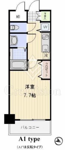 メゾン・ド・ヴィレ高輪魚らん坂　309号室　間取り