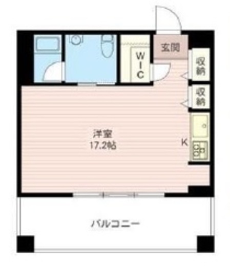 レジデンスシャルマン月島　820号室　間取り
